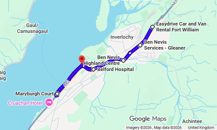 RESURFACING WORKS PLANNED ON A82 FORT WILLIAM