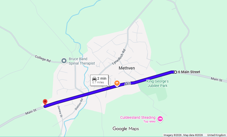 DRAINAGE REPAIRS ON THE A85 AT METHVEN