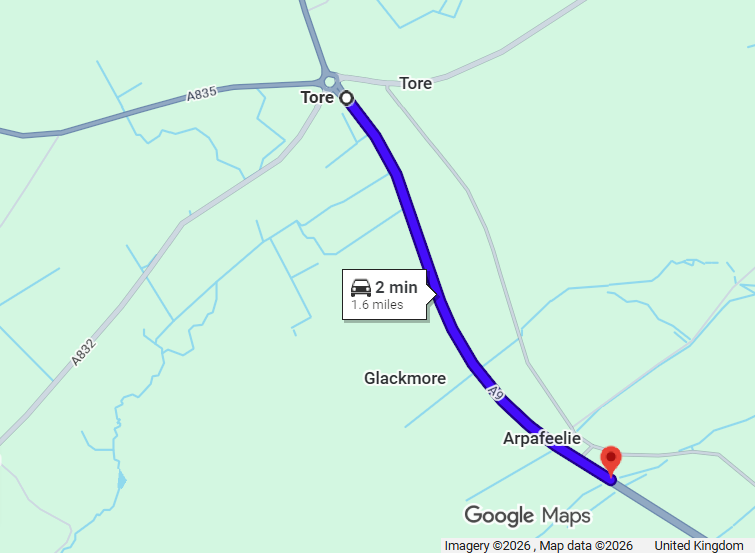 CARRIAGEWAY IMPROVEMENTS FROM A9 TORE ROUNDABOUT TO ALLANGRANGE