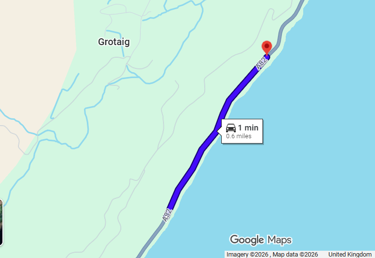 RESURFACING WORKS ON A82 SOUTH OF GROTAIG