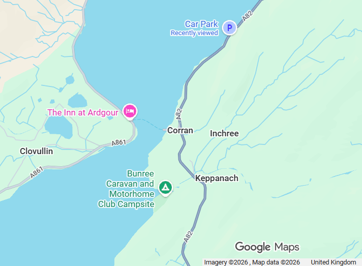 RESURFACING ON THE A82 BETWEEN ONICH AND INCHREE