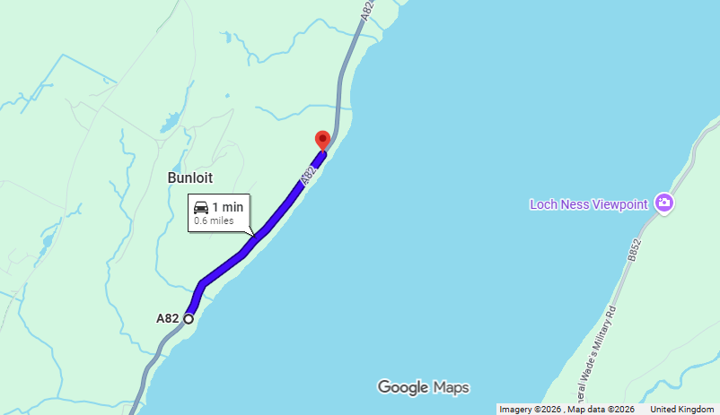 RESURFACING WORKS ON THE A82 AT BUNLOIT