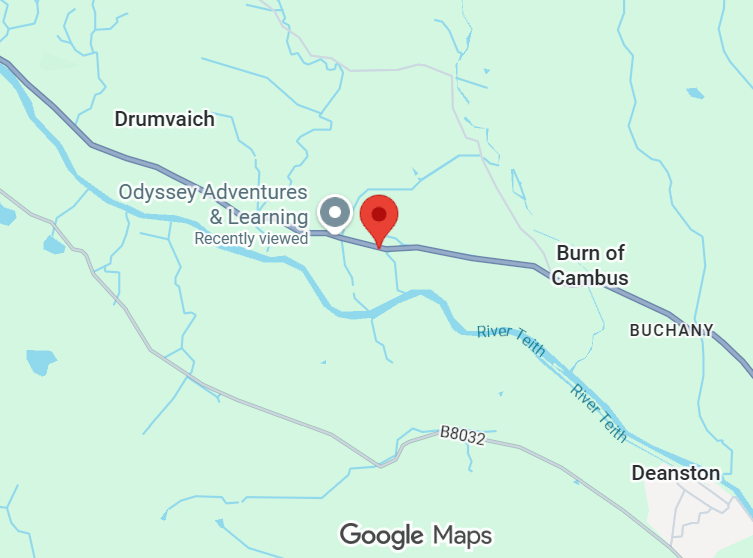 RESURFACING ON THE A84 WEST OF BUCHANY
