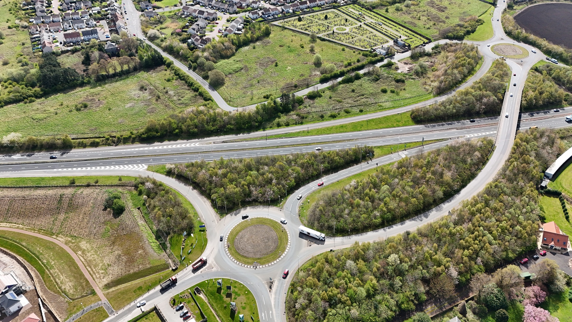 Temporary overnight closures at Bankton Junction