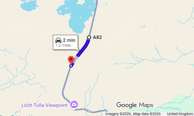 RESURFACING WORKS ON A82 SOUTH OF RANNOCH MOOR