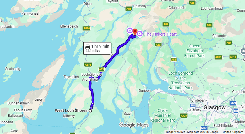 MAJOR RESURFACING ON THE A83 BETWEEN TARBERT AND INVERARAY