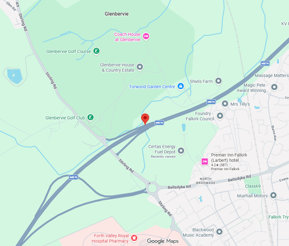 INVESTIGATION WORKS ON M876 JUNCTION 2 EASTBOUND ON-SLIP