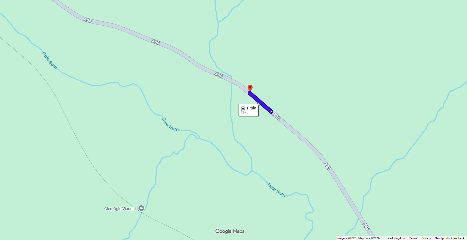 MAJOR CONSTRUCTION WORKS FOR A85 GLENOGLE