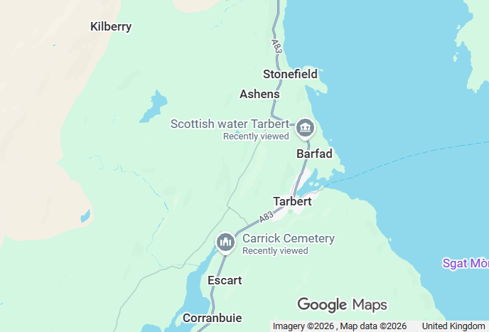ROAD RESURFACING AT THREE LOCATIONS ON THE A83 TARBERT