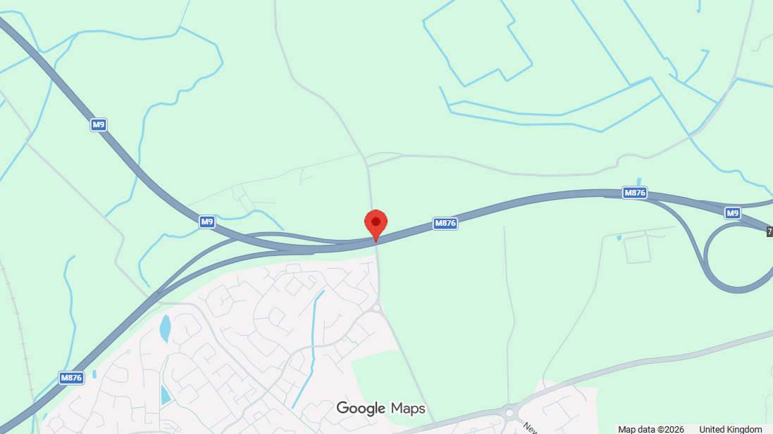 BRIDGE WORKS ON MOSS ROAD NORTH OF STENHOUSEMUIR