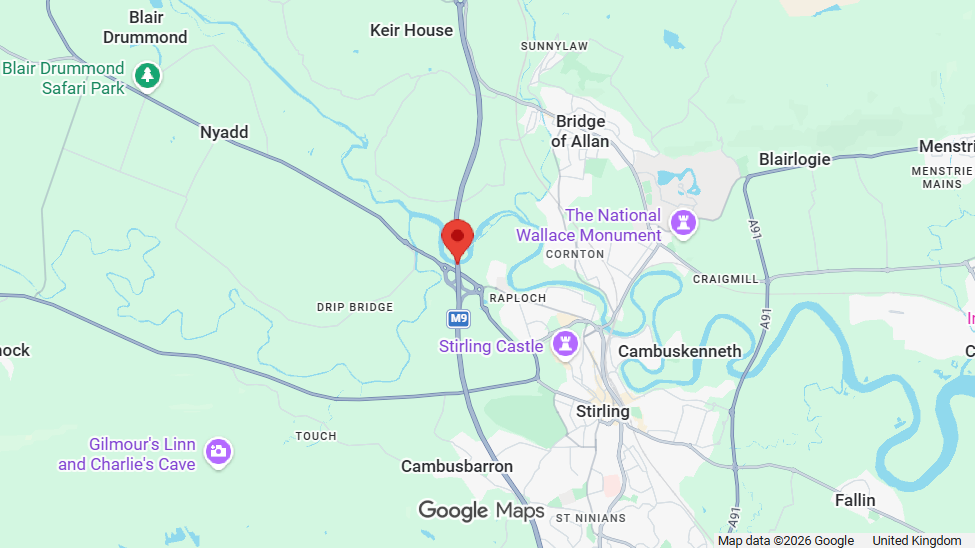 BRIDGE WORKS ON M9 BETWEEN JUNCTIONS 9 AND 11