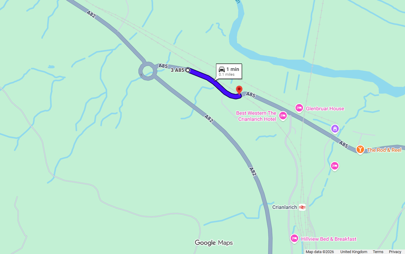 FOOTWAY IMPROVEMENT WORKS A85 IN CRIANLARICH