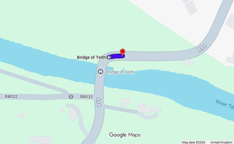 RESURFACING ON THE A84 BRIDGE OF TEITH, DOUNE